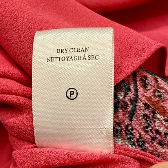 A.L.C. Kade Silk Crepe Smocked Paisley Tiered Ruffle Mini Skirt Country Brick 2 - Picture 7 of 7